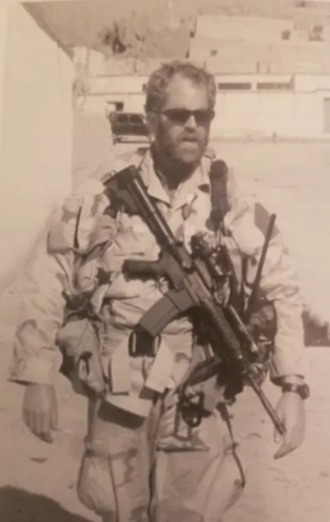 Christopher Miller as a major in Afghanistan (Image found in Eric Blehm’s book “The Only Thing Worth Dying For.”)