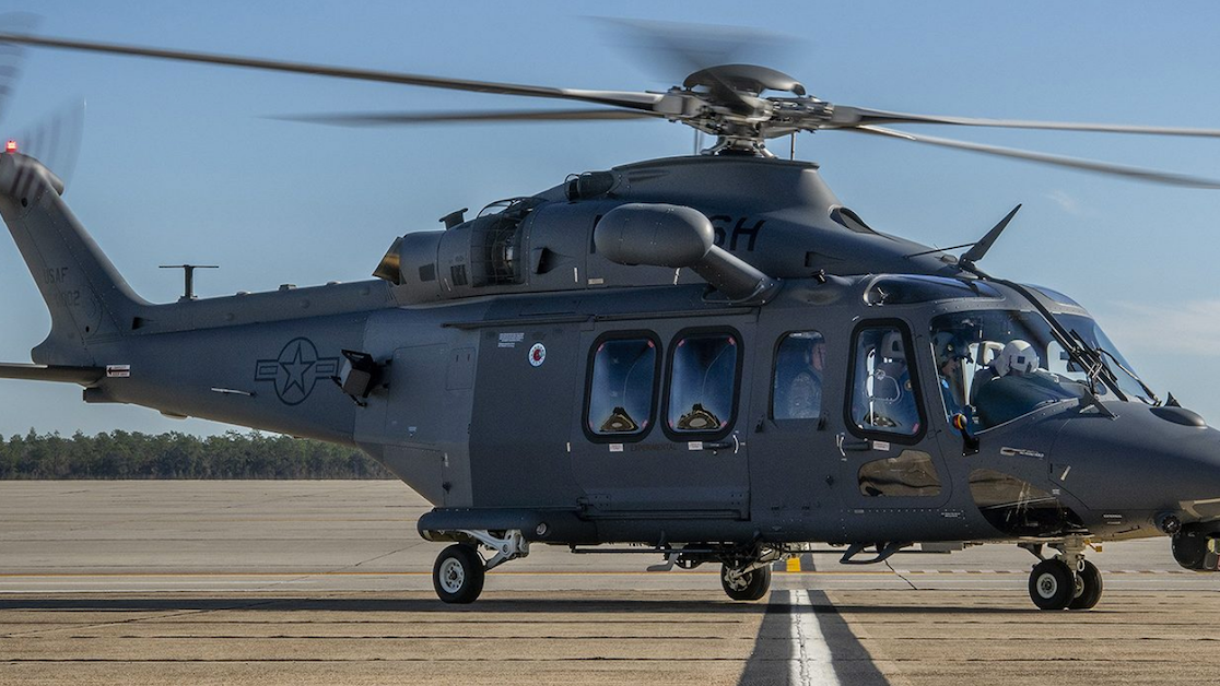 The new MH-139A Grey Wolf is unveiled and named at Duke Field (U.S. Air Force)