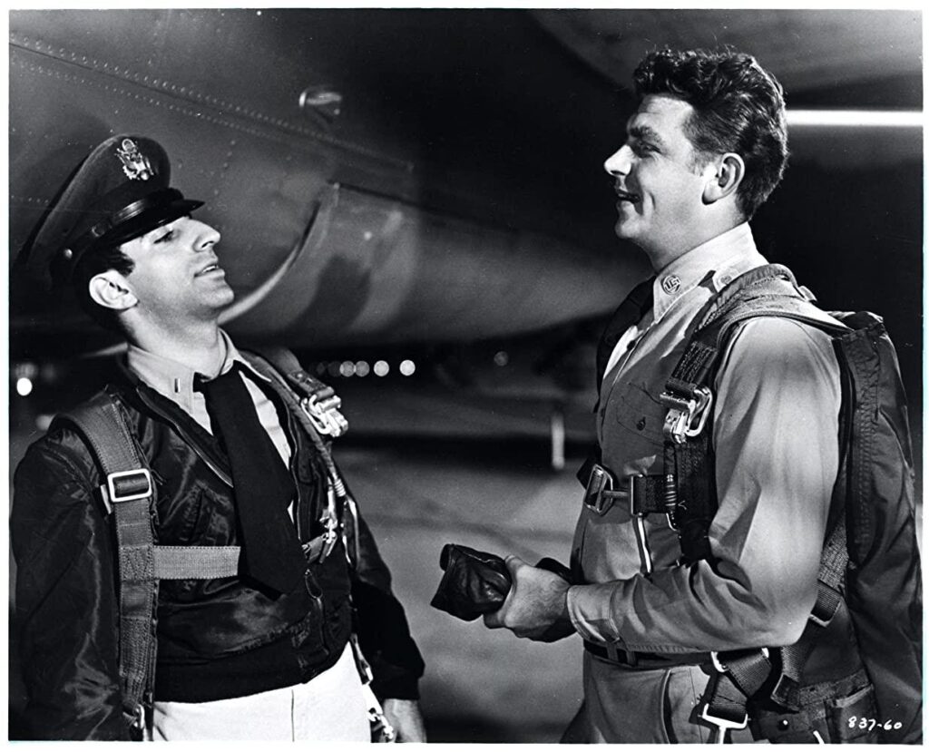 Farr with Andy Griffith in No Time for Sergeants. Photo credit IMDB.com.