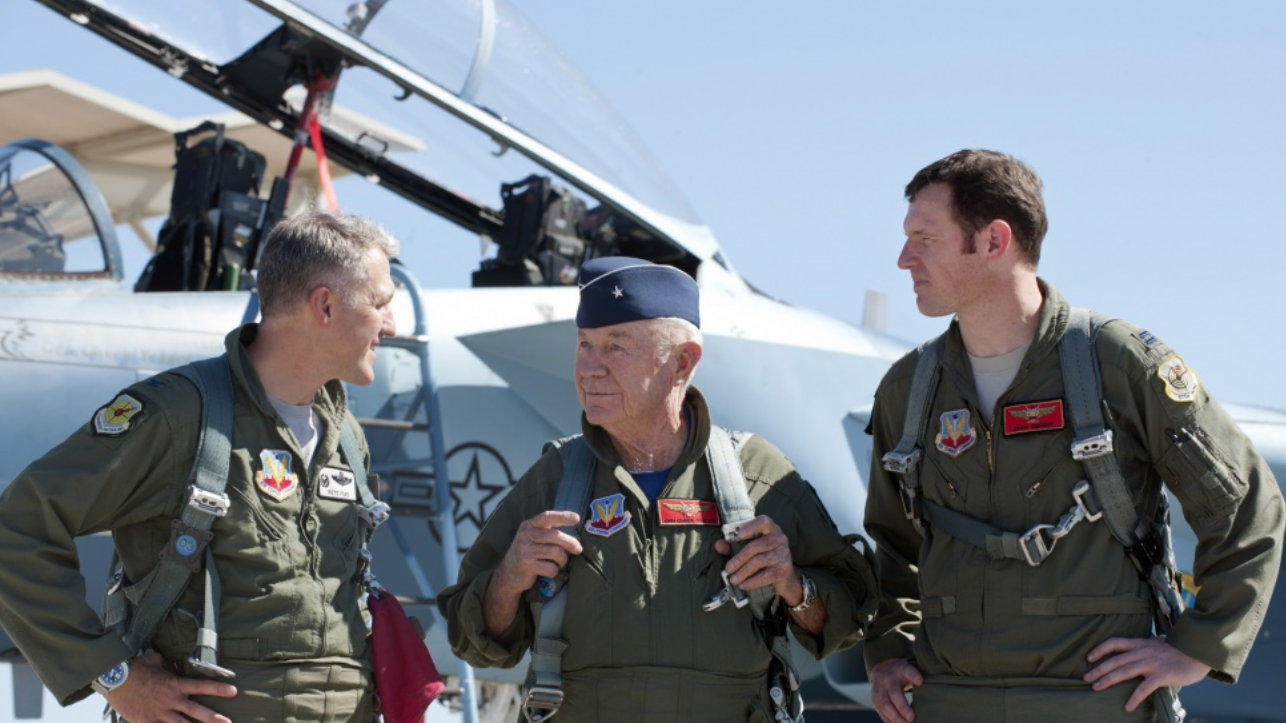 American hero & aviation legend Chuck Yeager passed away at 97