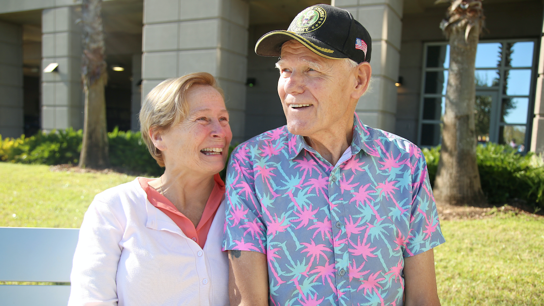 Married 40 years, she is now her husband’s caregiver