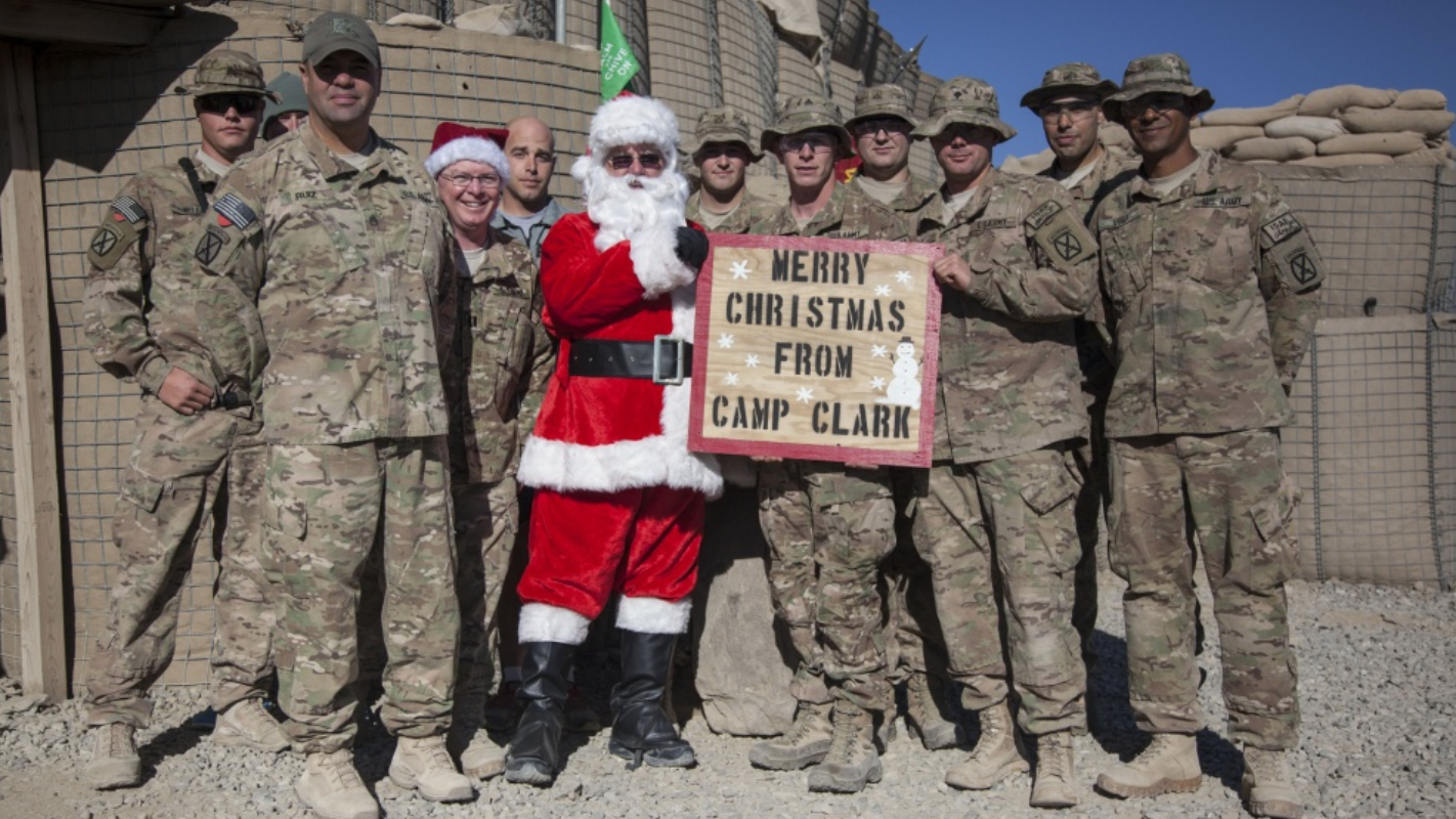 How deployed soldiers celebrate Christmas