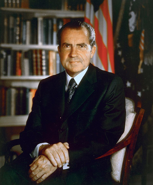 Richard Nixon official Presidential Photograph