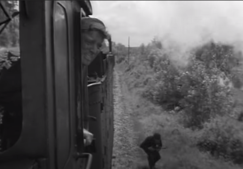 Screenshot from the original trailer of The Train (YouTube)