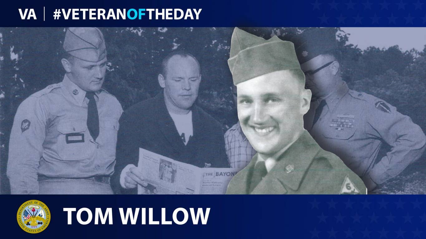 #VeteranOfTheDay Army Veteran Tom Willow