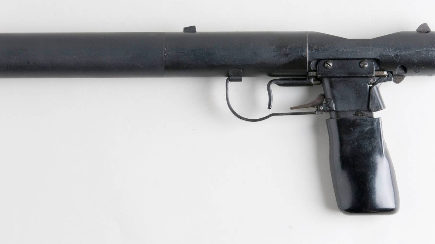 This pistol is just like the epic WWII Welrod, but better