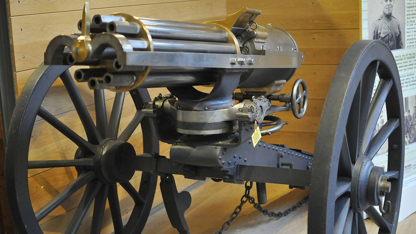 The inventor of the Gatling gun wanted it to save lives