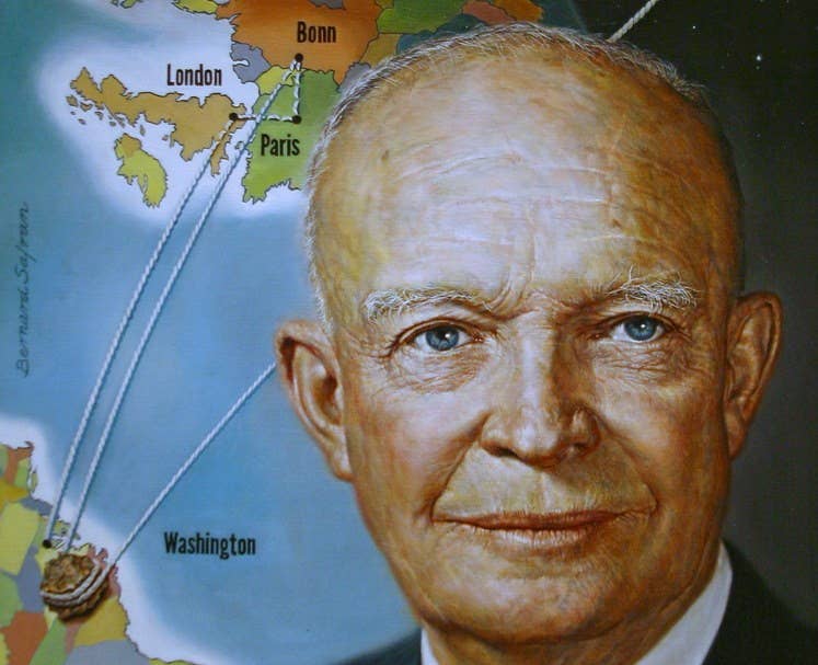 President Eisenhower painted a portrait of British general he called a &#8216;psychopath&#8217;