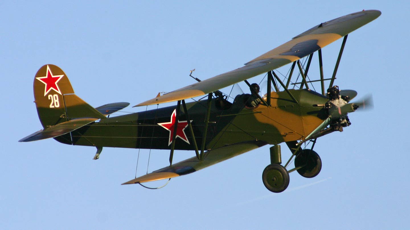 biplane from korean war