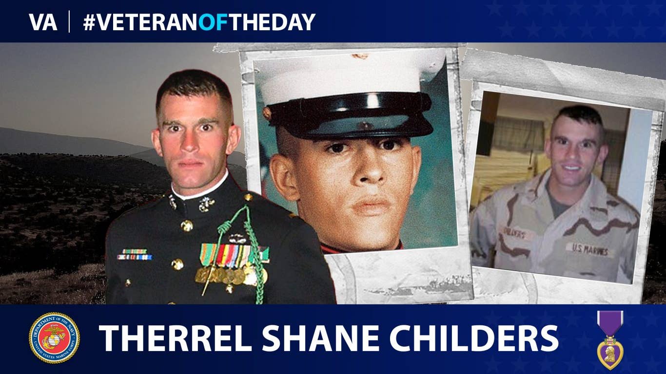 #VeteranOfTheDay Marine Veteran Therrel Shane Childers