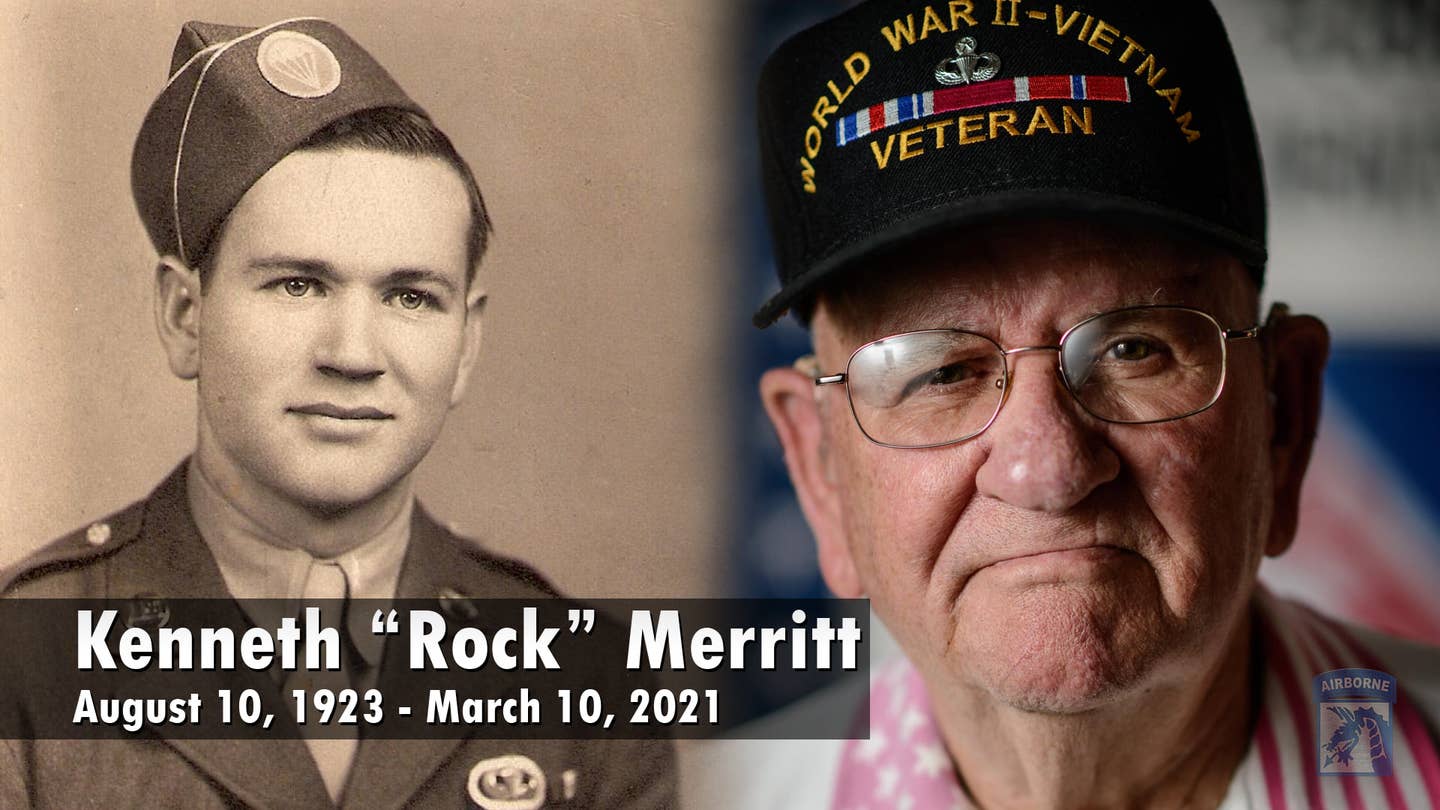 Legendary paratrooper, WWII and Vietnam vet ‘Rock’ Merritt dead at 97