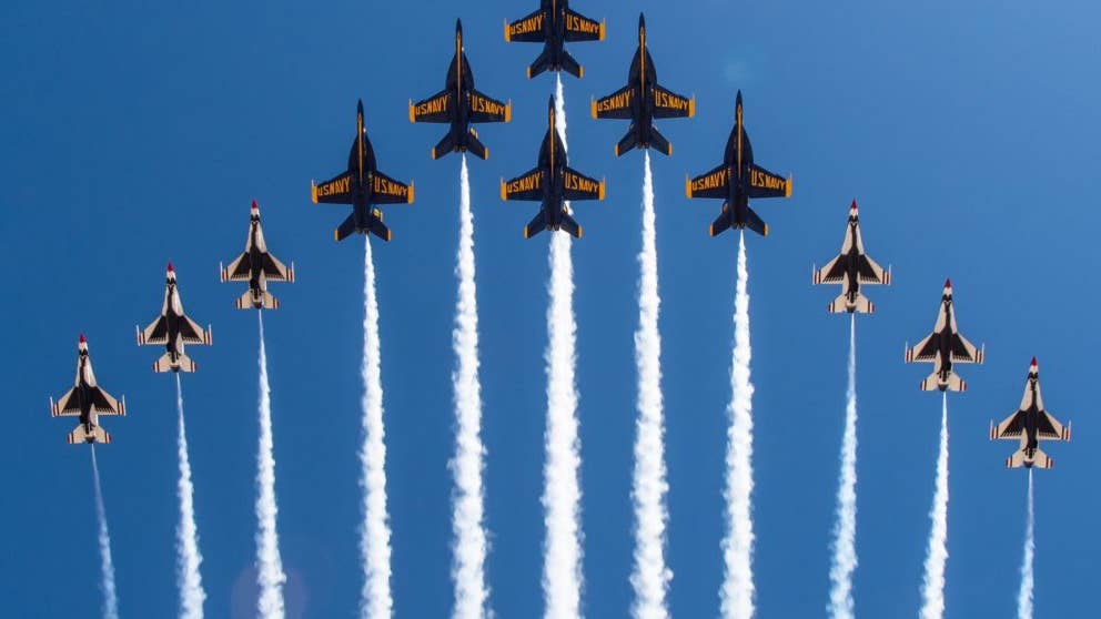 Blue Angels and Thunderbirds unveil ‘Super Delta’ flight information