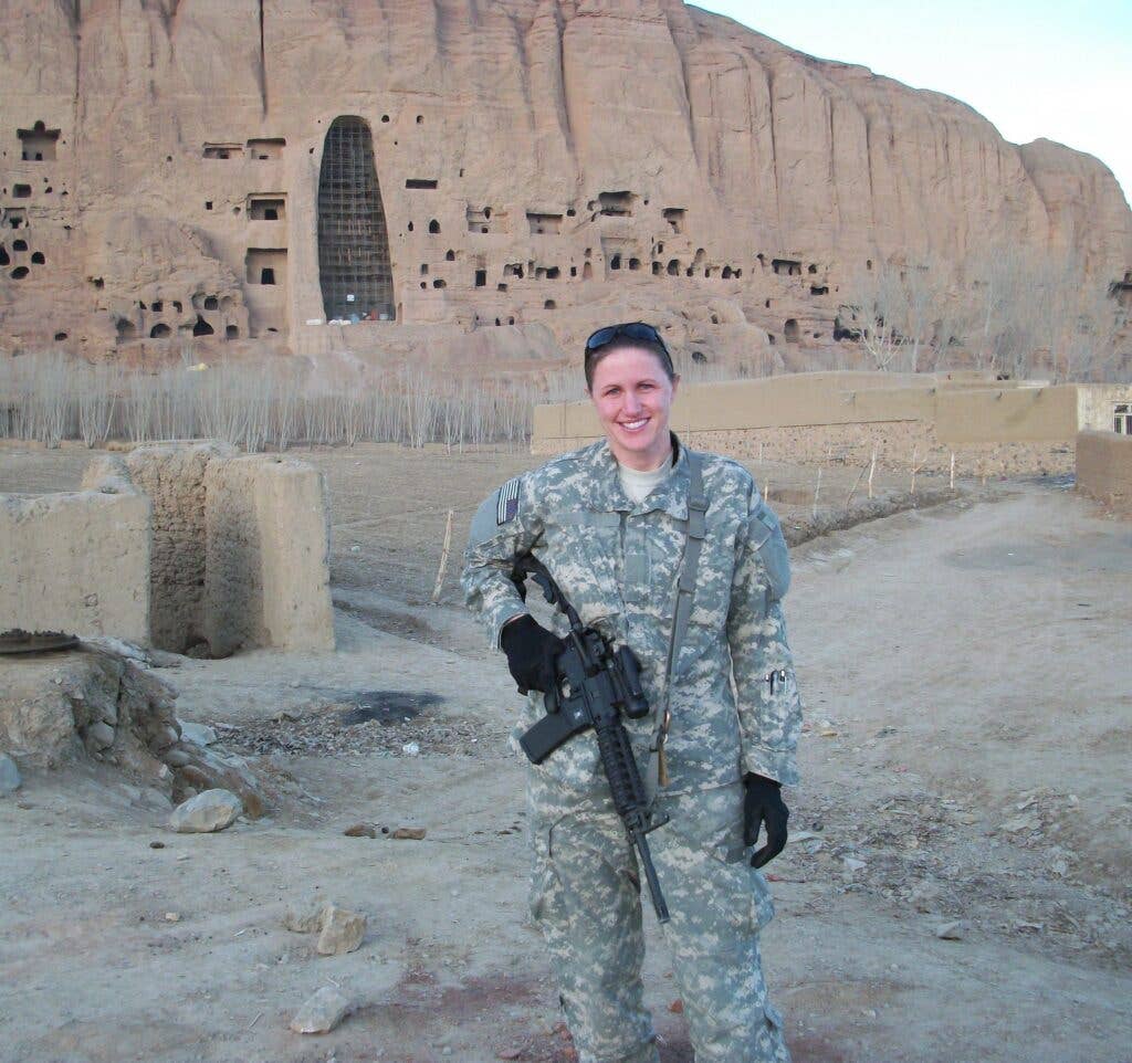 Marjorie K. Eastman in Afghanistan.