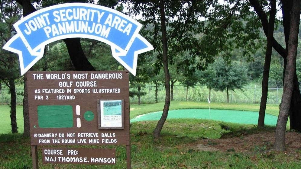 golf course near Korean DMZ