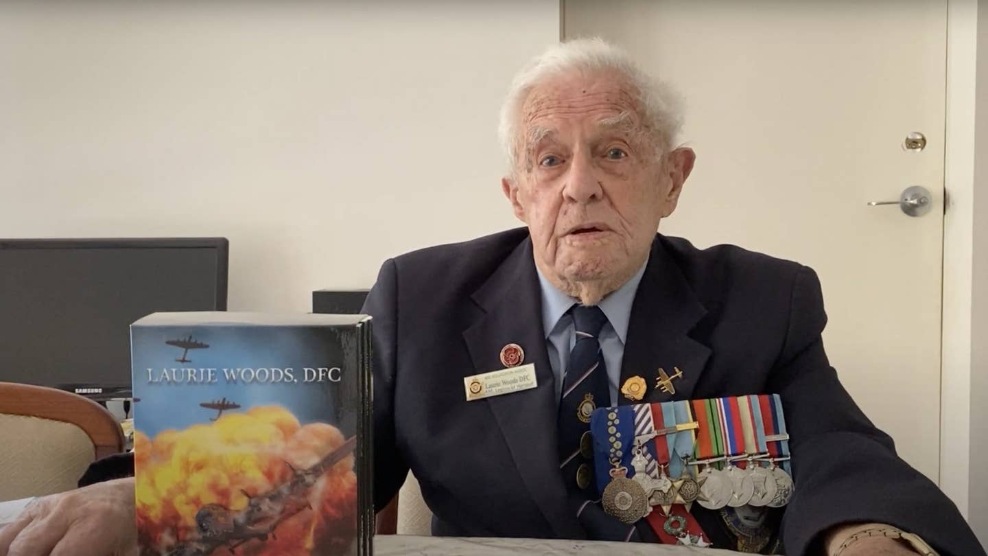 A non-pilot who flew his stricken Lancaster home in World War II leaves a dying wish