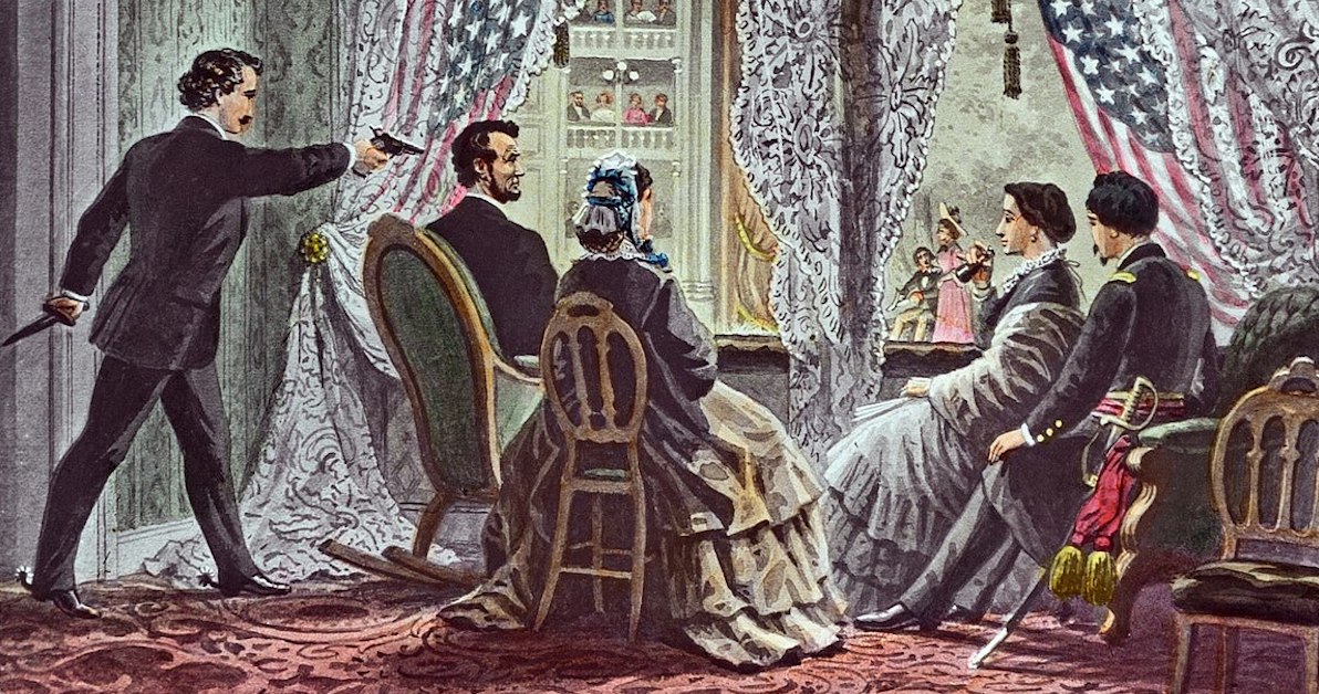 Painting of President Lincoln's private box at Ford's Theatre