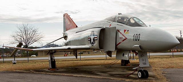 F-4 Phantom on display in Maryland. Wikimedia Commons.