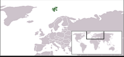 Location of Svalbard.  <a href="https://en.wikipedia.org/wiki/en:Creative_Commons">Creative Commons</a> <a href="https://creativecommons.org/licenses/by-sa/3.0/deed.en">Attribution-Share Alike 3.0 Unported</a>