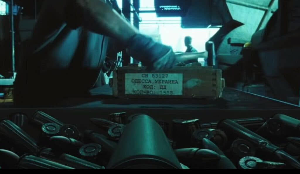 The starting point of the operation, as seen during the title sequence of Lord of War. (<a href="https://www.youtube.com/watch?v=RVDyoCWz0vM">YouTube</a>)