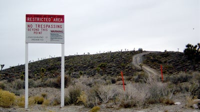 This is what happens if you try to illegally enter Area 51