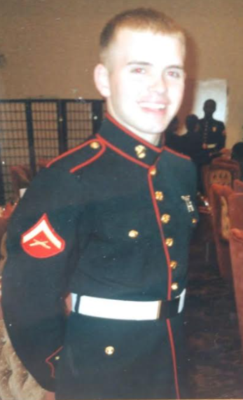 Sloan during his time in the Corps. Photo courtesy of Justin Sloan.