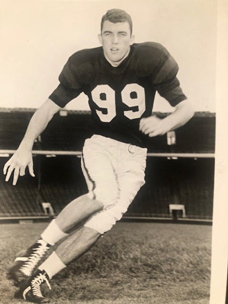 Doman during his playing days with the UPenn Quakers. Photo courtesy of John Doman.