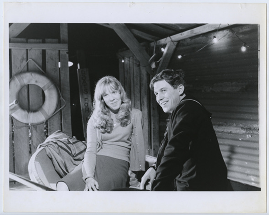 Matheson with his co-star in <em>Remember When</em>. Photo courtesy of Tim Matheson