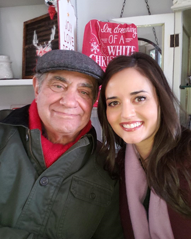 Lauria with co-star Danica McKellar from <em>The Wonder Years</em>. Photo courtesy of Dan Lauria.