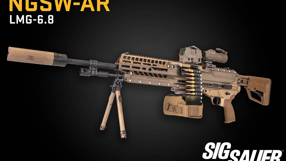 This is Sig Sauer’s submission for the Army’s new machine gun