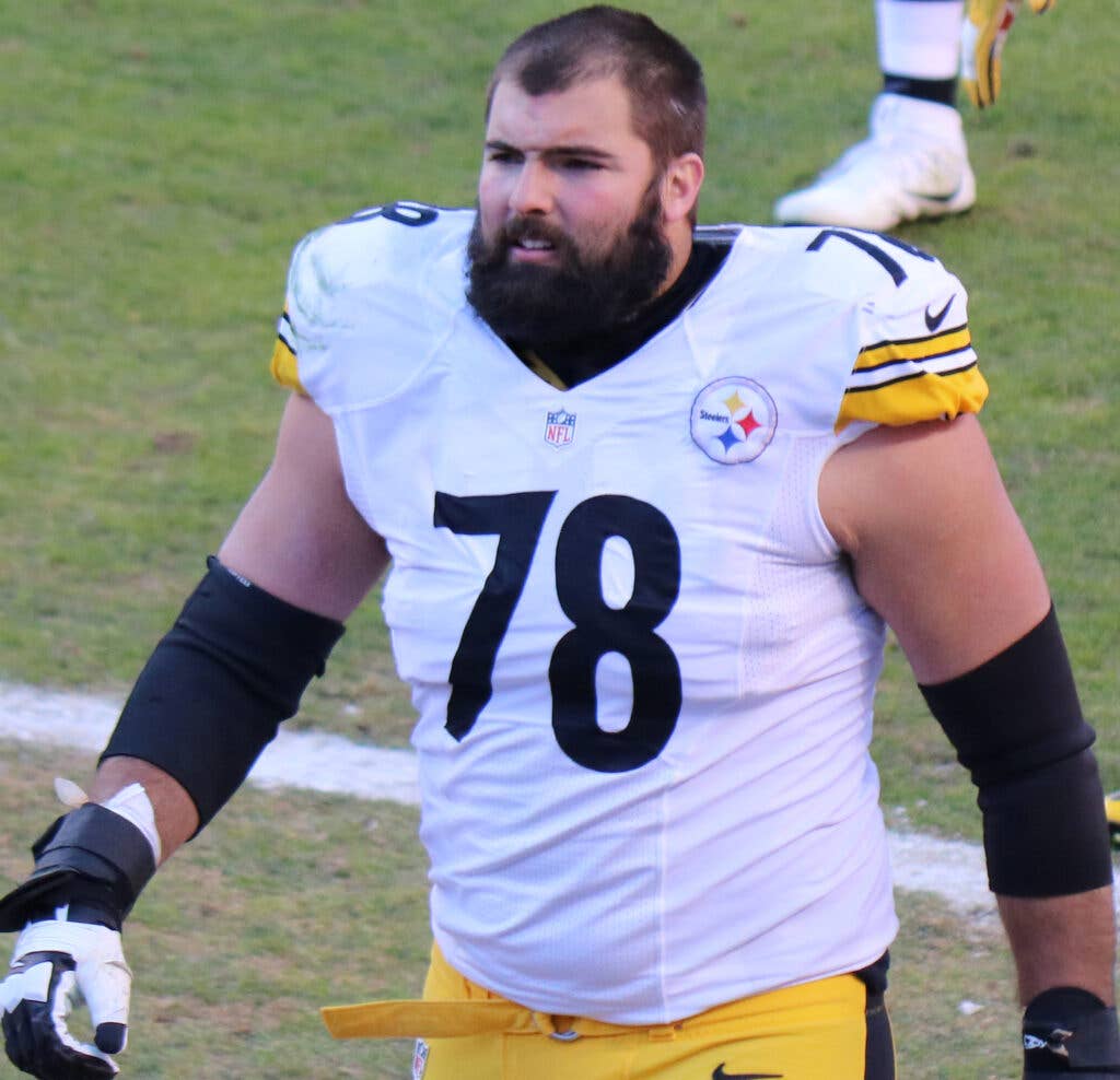 Current Ravens' tackle Alejandro Villanueva served three tours as an Army Ranger in Afghanistan before his NFL career (Wikimedia Commons)