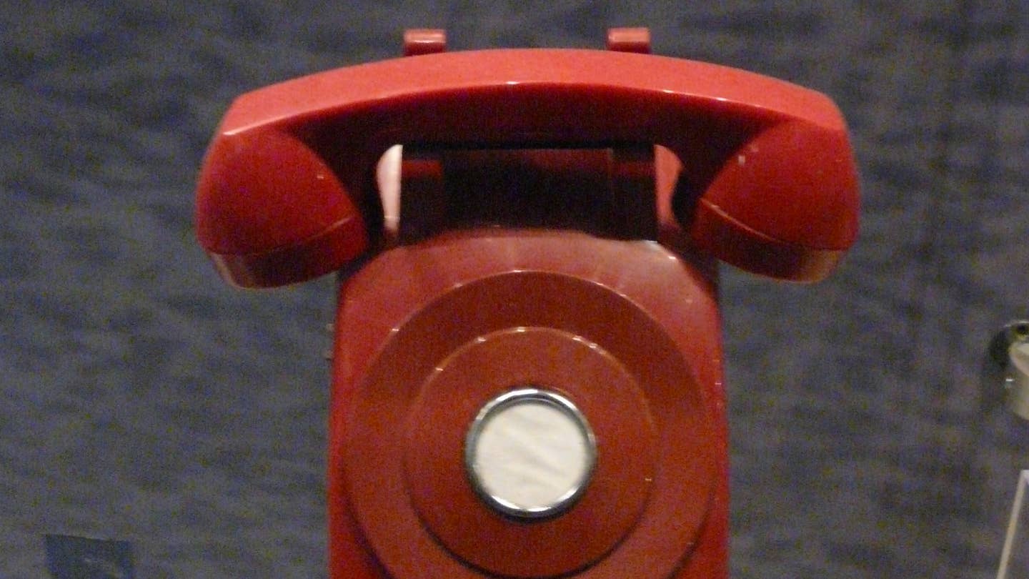 The origin of the famous red phone in the Oval Office