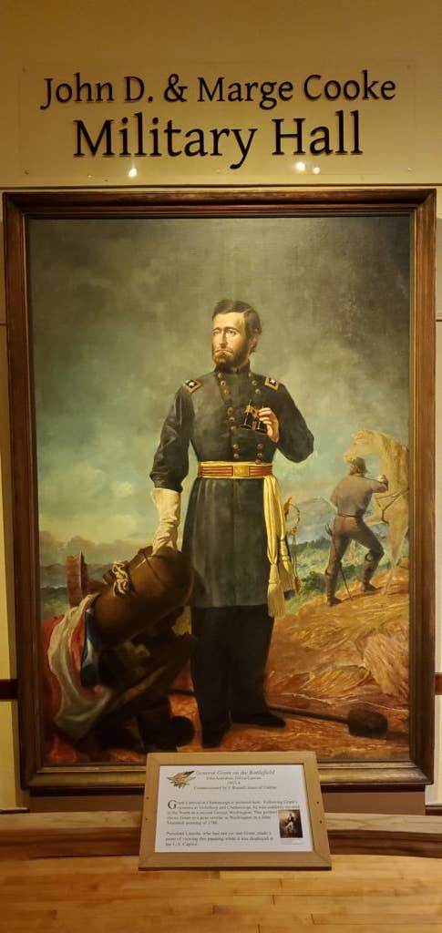 "General Grant on the Battlefield"<em> depicts Grant's arrival at Chattanooga (Miguel Ortiz)</em>