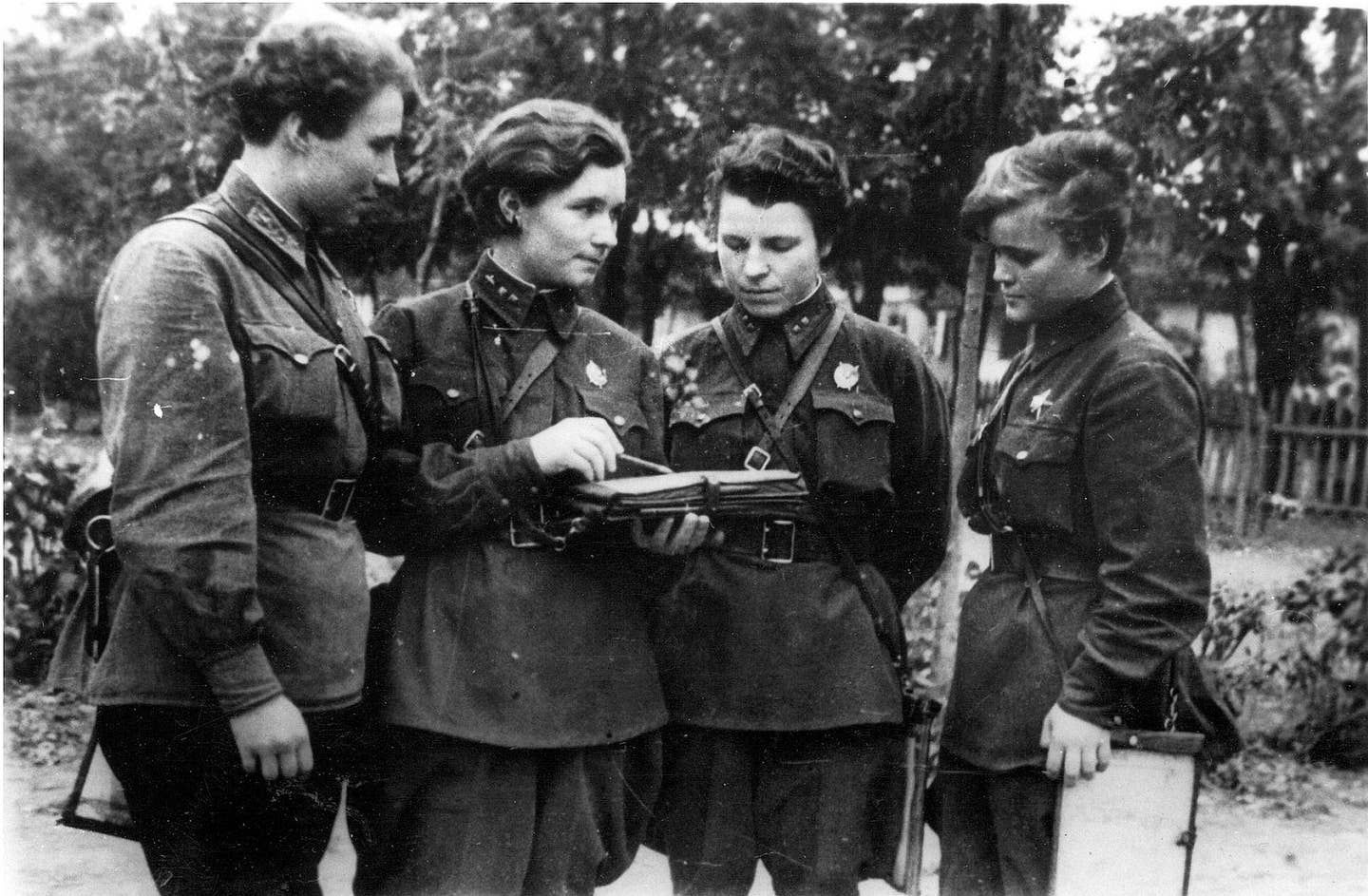 The "Night Witches" planning a mission (Sergey G on Flickr)