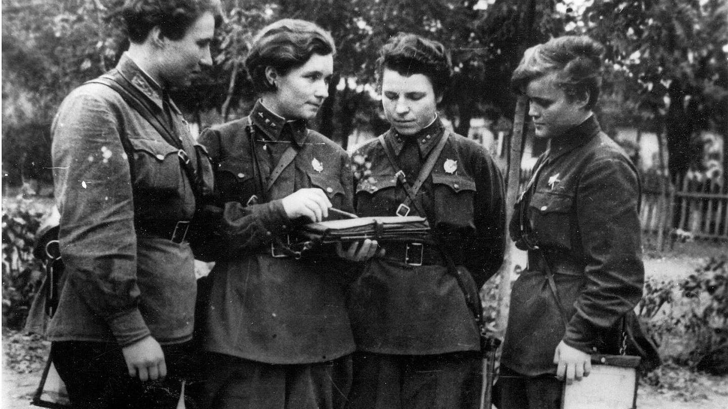 The "Night Witches" planning a mission (Sergey G on Flickr)
