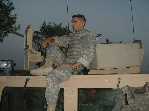 SSG Lepore on deployment to Iraq. Photo courtesy of Ken Lepore.