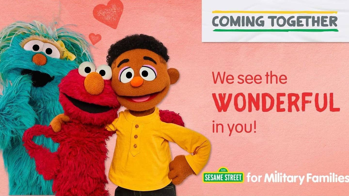 Sesame Street launches a new series on difficult topics for military kids