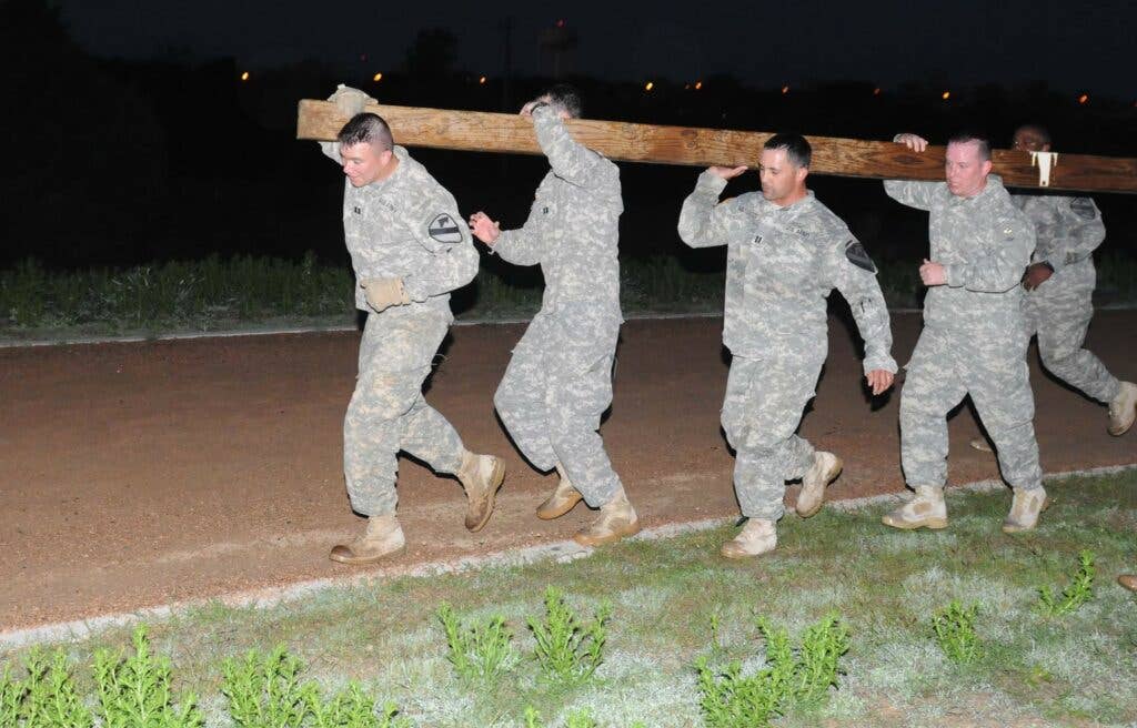 Exhibit A: third guy from the left... (U.S. Army)
