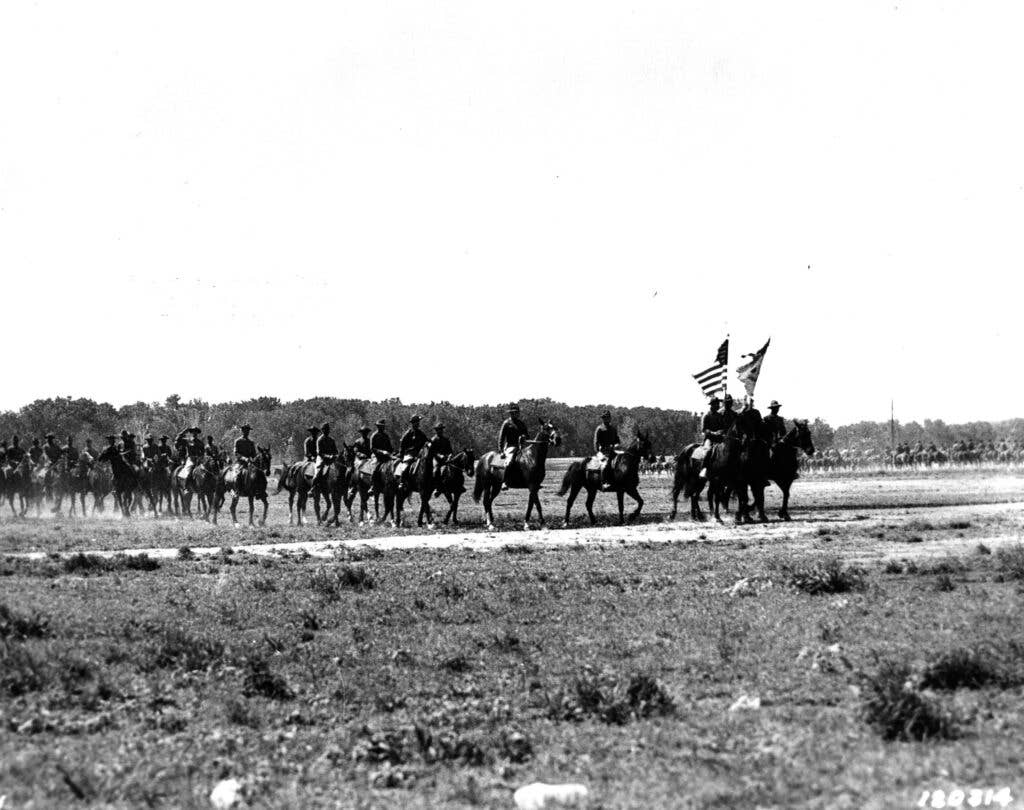 The U.S. 9th Cavalry at Ft. Riley, Kansas in May 1941 (U.S. Army)