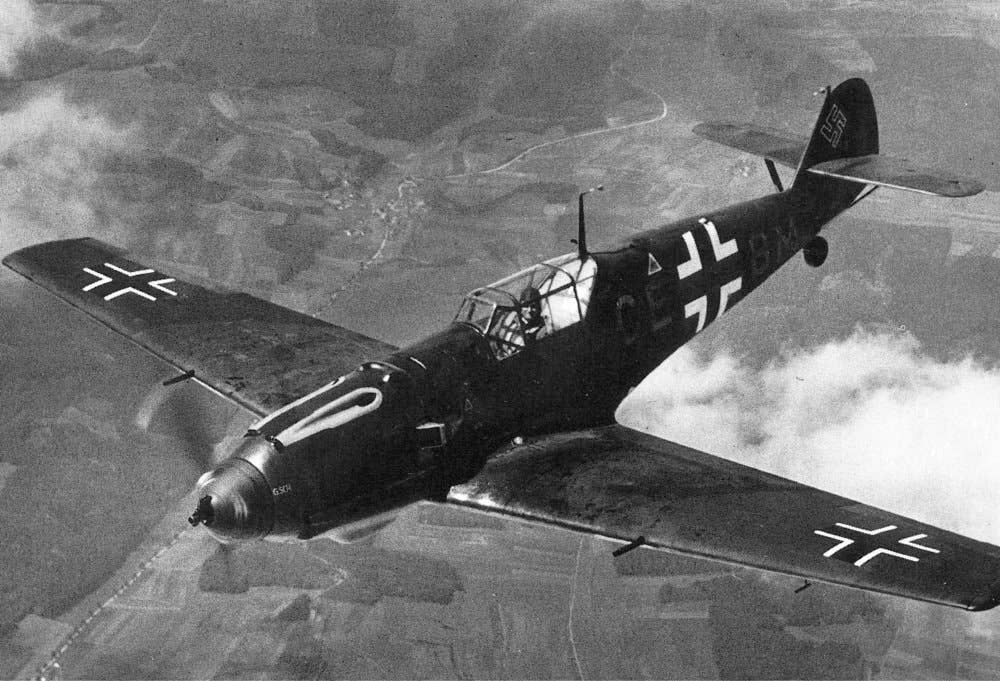 A German Bf 109 in 1940 (Imperial War Museum)