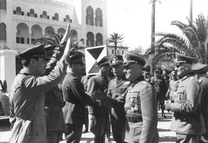 Rommel meets Italian General
