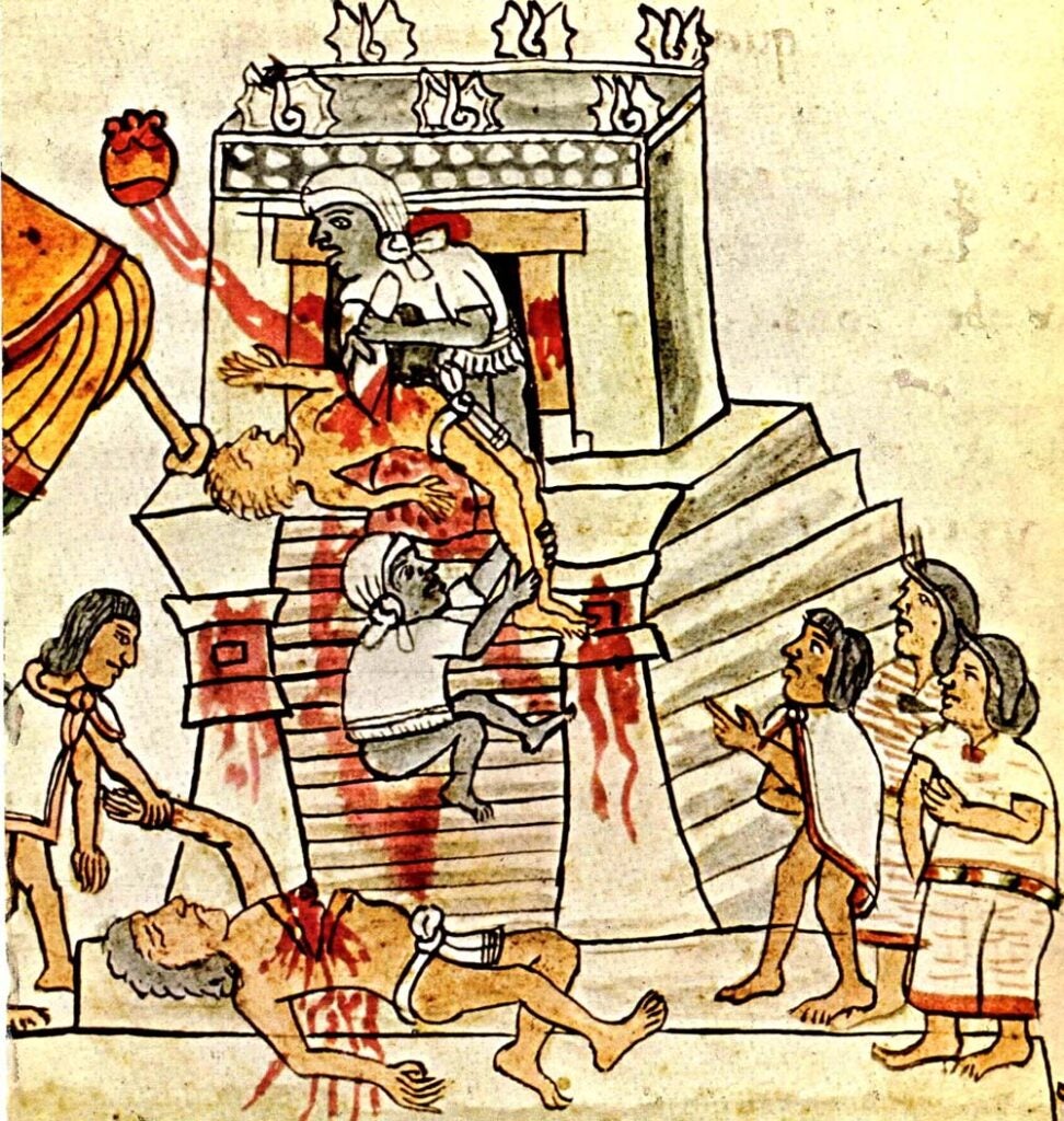 This is why Aztecs deliberately did not kill the enemy