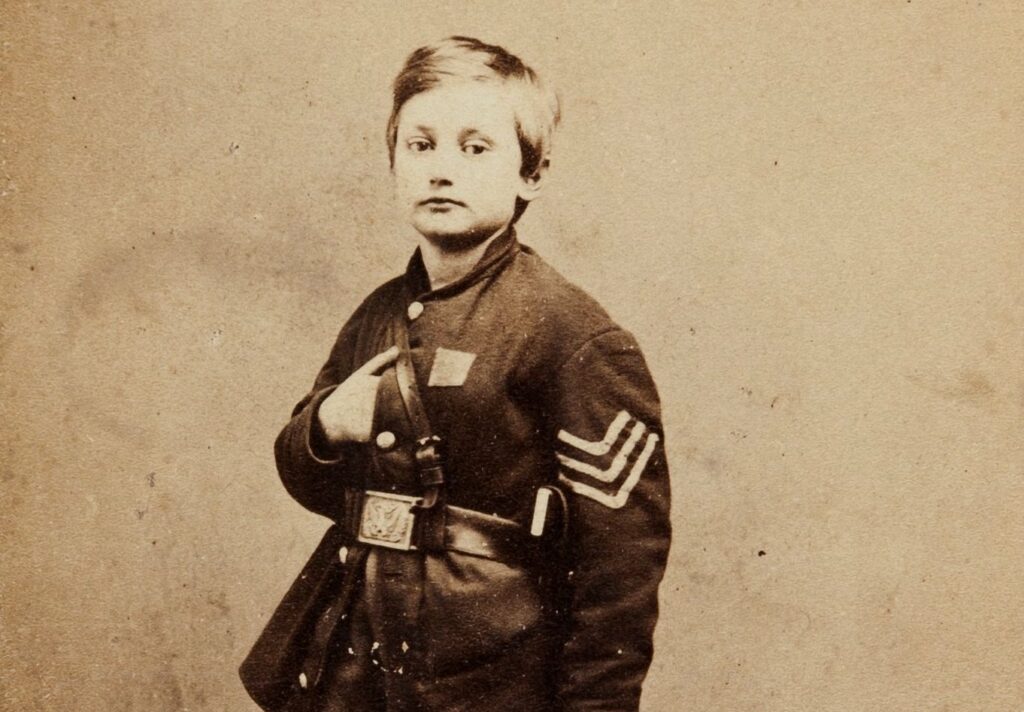 The youngest NCO in Army history shot a Confederate officer at age 12