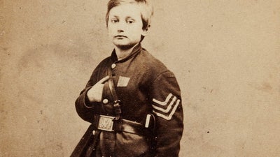 The youngest NCO in Army history shot a Confederate officer at age 12