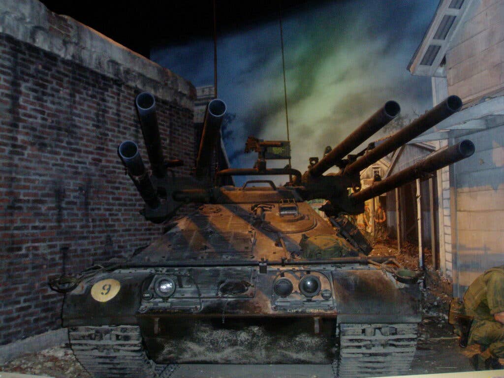 M50 Ontos on display at the&nbsp;National Museum of the Marine Corps (Wikimedia Commons)