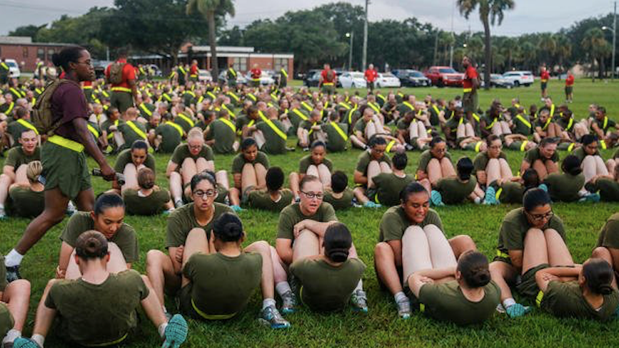 The Marines ditch crunches, go to planks for their annual fitness test