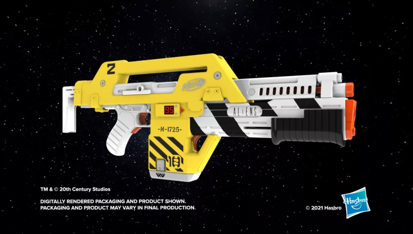 Live out your Colonial Marine fantasies with the Nerf Aliens M41-A Blaster