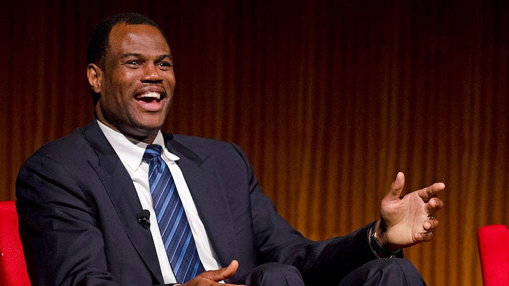 David Robinson, member of the Basketball Hall of Fame, and honored philanthropist, spoke at the Civil Rights Summit. Photo by Marsha Miller. (Wikimedia Commons)