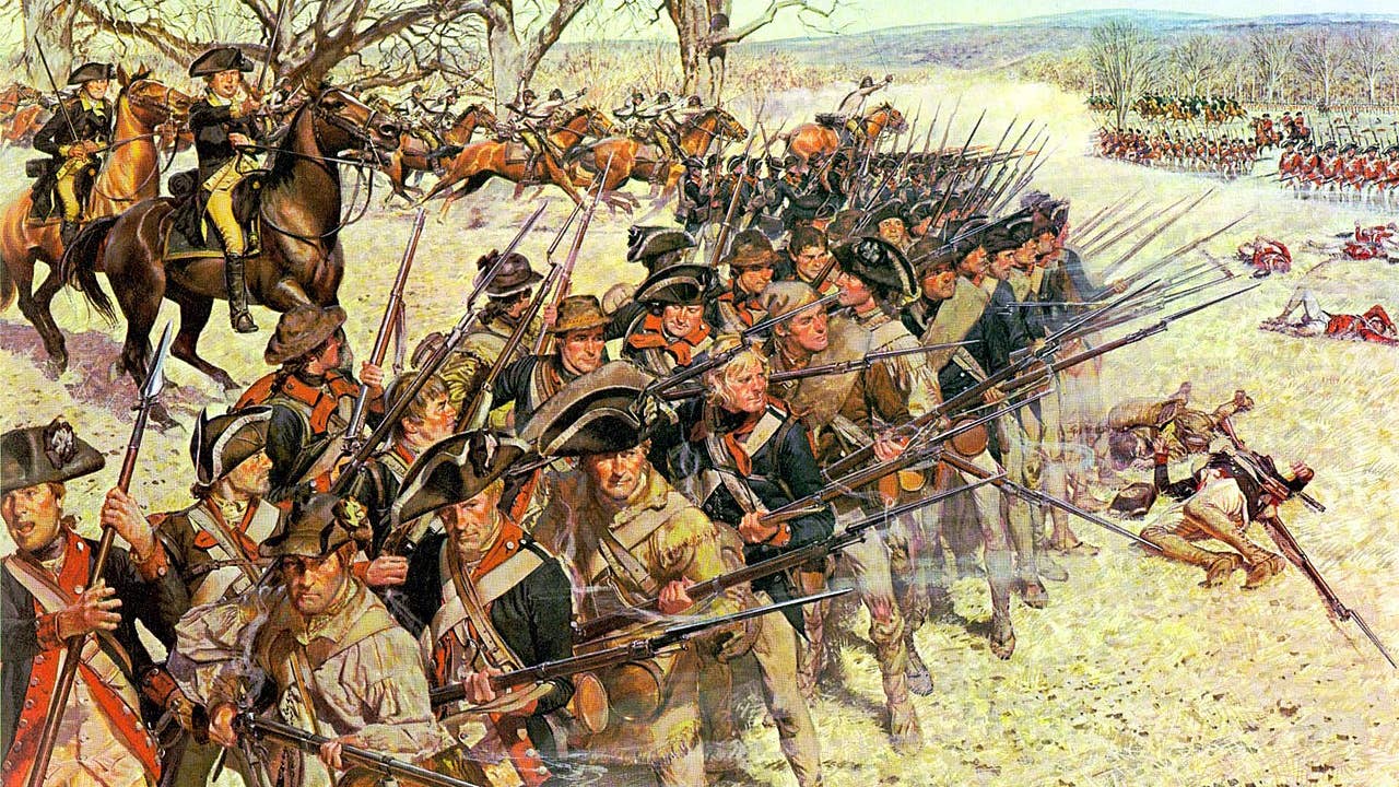 Why armies used to fight in long lines while marching in the open