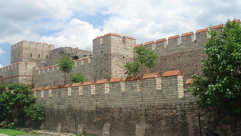 Restored section of the Walls of Constantinople. (Wikimedia Commons)