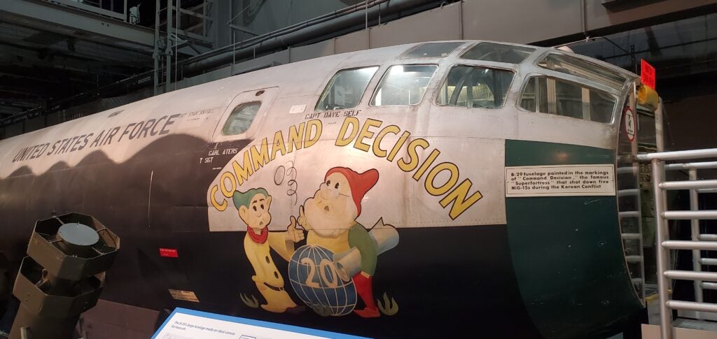 This B-29 is the only bomber to become a jet ace